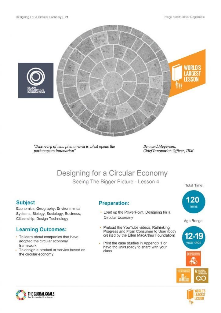 Designing for a Circular Economy Seeing The Bigger Picture - Lesson 4