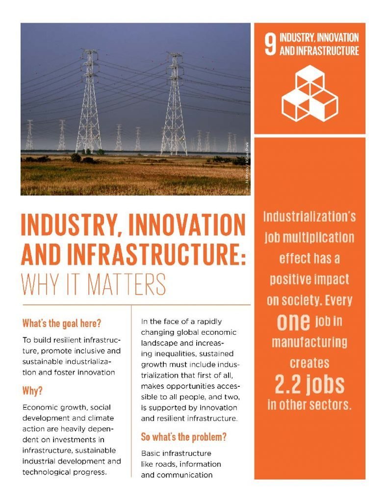 INDUSTRY, INNOVATION AND INFRASTRUCTURE: WHY IT MATTERS