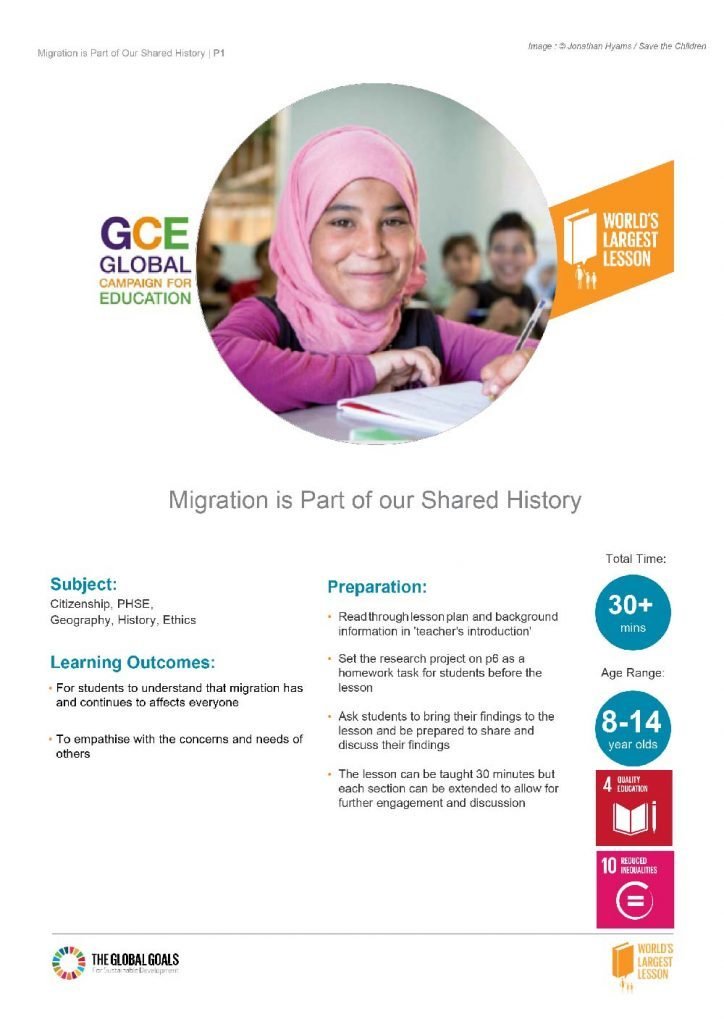 Migration is Part of our Shared History